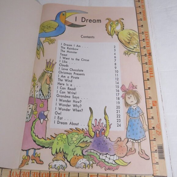 Rhymes to Read (almost 2 feet tall) I DREAM book (LIKE NEW CONDITION) Classroom - Picture 3 of 9